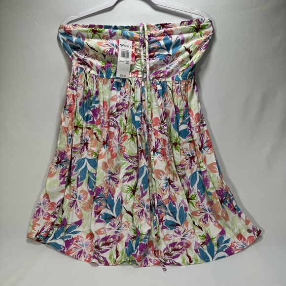 NWT New Roxy Happy Hour Mini Dress Women's Girl's Large L Comfy Stylish Sun Fun - Picture 3 of 7